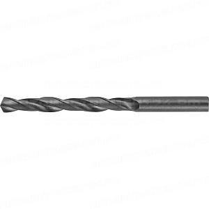 Сверло по металлу, быстрорежущая сталь, класс В, ЗУБР 4-29605-133-10.2, d=10,2 мм